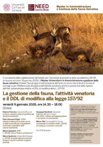 MODIFICHE ALLA LEGGE SULLA CACCIA